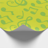 Muziekpatroon Cadeaupapier (Hoek)