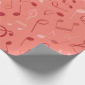 Muziekpatroon Cadeaupapier (Hoek)