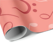 Muziekpatroon Cadeaupapier (Rol Hoek)