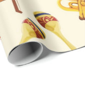 Muziekpatroon Cadeaupapier (Rol Hoek)