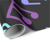 Muziekpatroon Cadeaupapier (Rol Hoek)