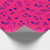 Muziekpatroon Cadeaupapier (Hoek)