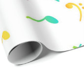 Muziekpatroon Cadeaupapier (Rol Hoek)