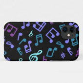 Muziekpatroon Case-Mate iPhone Case (Achterkant (horizontaal))