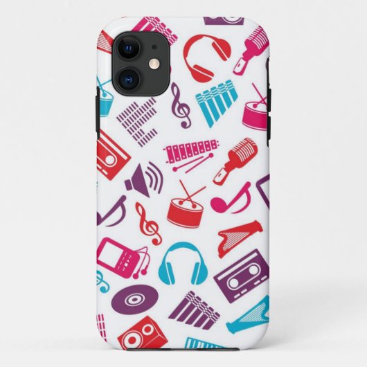 Muziekpatroon Case-Mate iPhone Case (Achterkant)