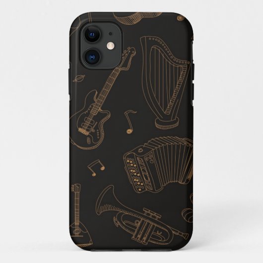 Muziekpatroon Case-Mate iPhone Case (Achterkant)