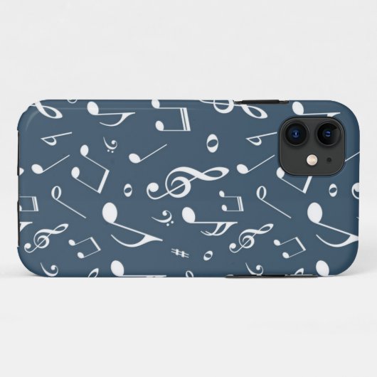 Muziekpatroon Case-Mate iPhone Case (Achterkant (horizontaal))