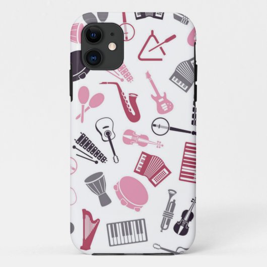 Muziekpatroon Case-Mate iPhone Case (Achterkant)