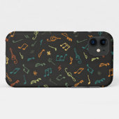 Muziekpatroon Case-Mate iPhone Case (Achterkant (horizontaal))
