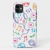 Muziekpatroon Case-Mate iPhone Case (Achterkant)