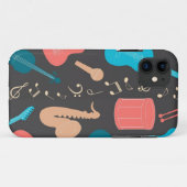 Muziekpatroon Case-Mate iPhone Case (Achterkant (horizontaal))