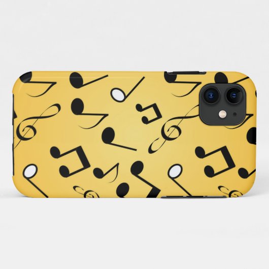 Muziekpatroon Case-Mate iPhone Case (Achterkant (horizontaal))