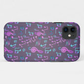 Muziekpatroon Case-Mate iPhone Case (Achterkant (horizontaal))