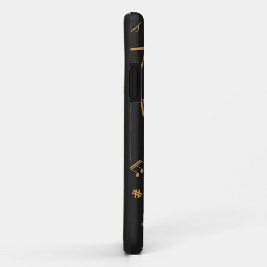 Muziekpatroon Case-Mate iPhone Case (Achterkant/rechts)