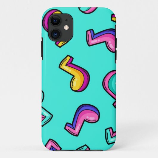 Muziekpatroon Case-Mate iPhone Case (Achterkant)