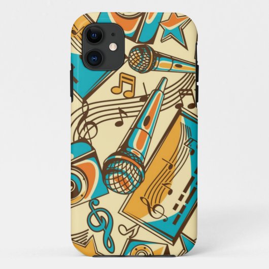 Muziekpatroon Case-Mate iPhone Case (Achterkant)