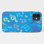 Muziekpatroon Case-Mate iPhone Case (Achterkant (horizontaal))