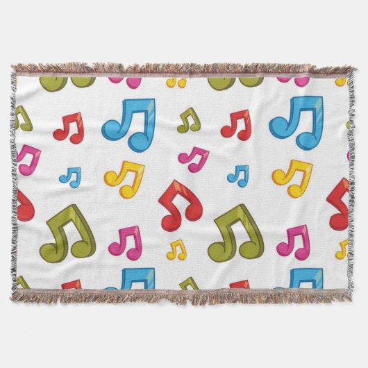 Muziekpatroon Deken (Voorkant)