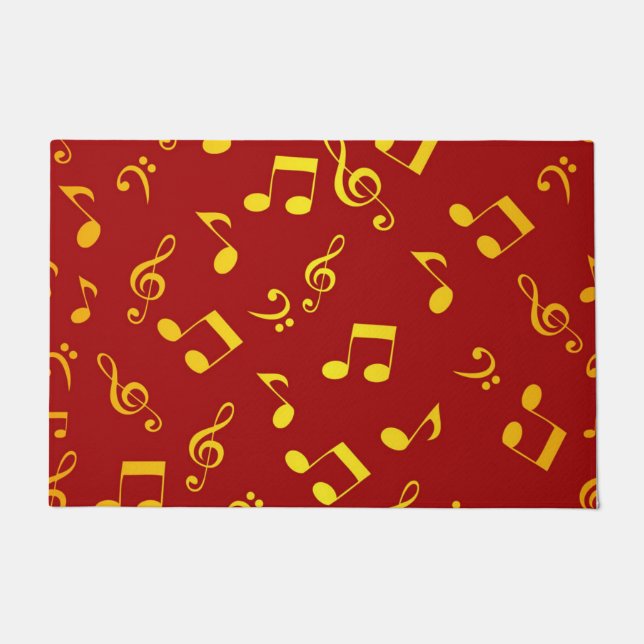 Muziekpatroon Deurmat (Voorkant)