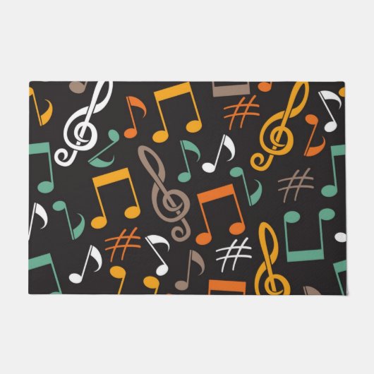 Muziekpatroon Deurmat (Voorkant)