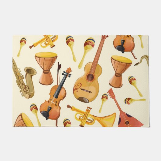 Muziekpatroon Deurmat (Voorkant)