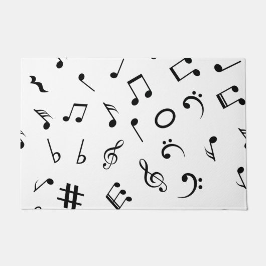 Muziekpatroon Deurmat (Voorkant)