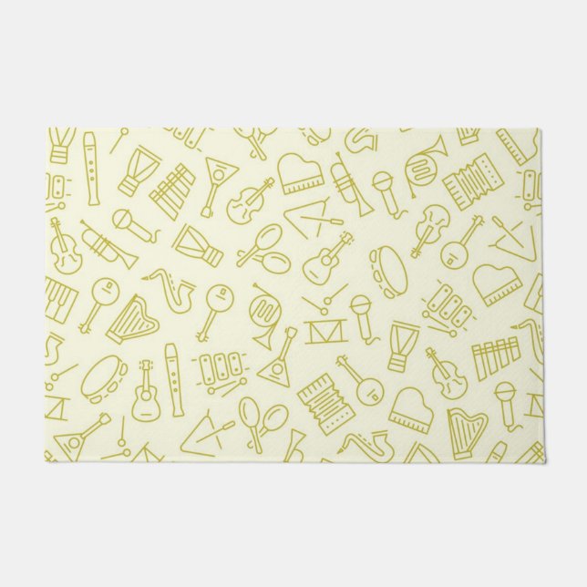 Muziekpatroon Deurmat (Voorkant)