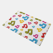 Muziekpatroon Deurmat (Schuin)