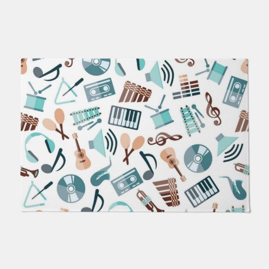 Muziekpatroon Deurmat (Voorkant)