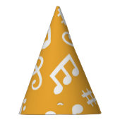 Muziekpatroon Feesthoedjes (Rechts)