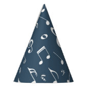 Muziekpatroon Feesthoedjes (Links)