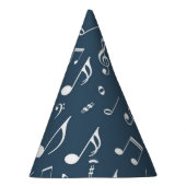 Muziekpatroon Feesthoedjes (Rechts)