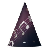 Muziekpatroon Feesthoedjes (Links)