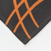 Muziekpatroon Fleece Deken (Hoek)