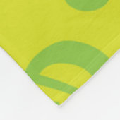 Muziekpatroon Fleece Deken (Hoek)