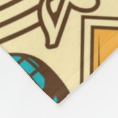 Muziekpatroon Fleece Deken (Hoek)