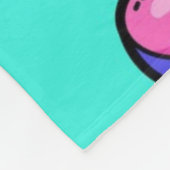 Muziekpatroon Fleece Deken (Hoek)
