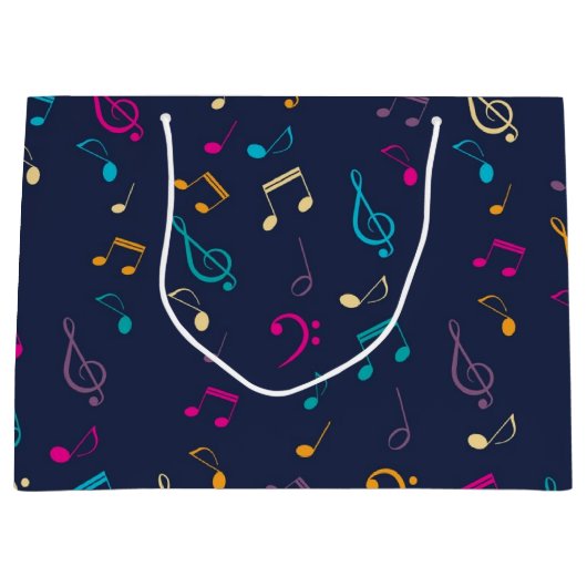 Muziekpatroon Groot Cadeauzakje (Voorkant)