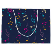 Muziekpatroon Groot Cadeauzakje (Achterkant)