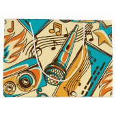Muziekpatroon Groot Cadeauzakje (Achterkant)