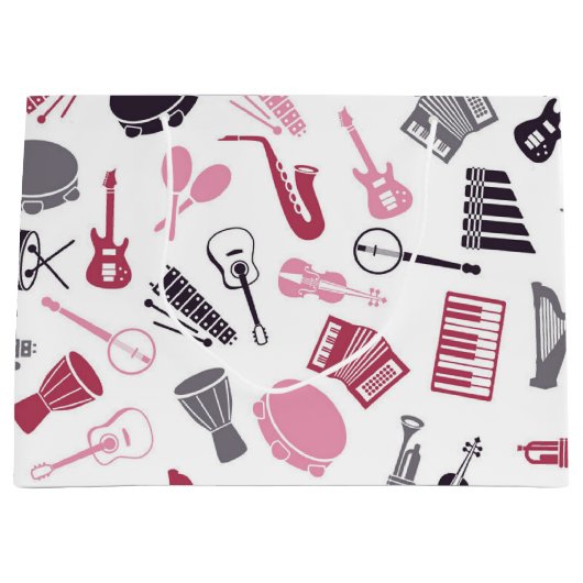 Muziekpatroon Groot Cadeauzakje (Voorkant)
