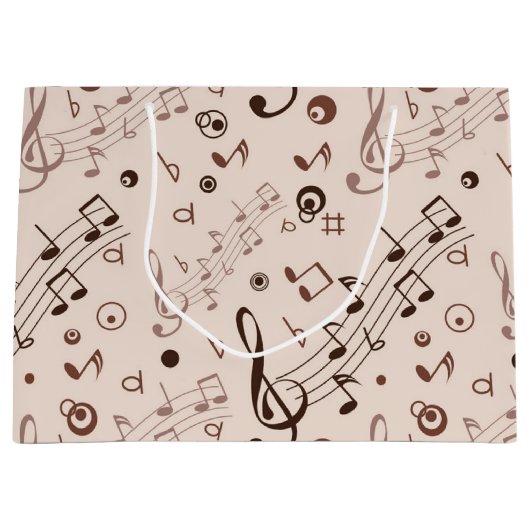 Muziekpatroon Groot Cadeauzakje (Voorkant)