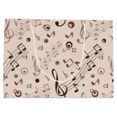 Muziekpatroon Groot Cadeauzakje (Achterkant)