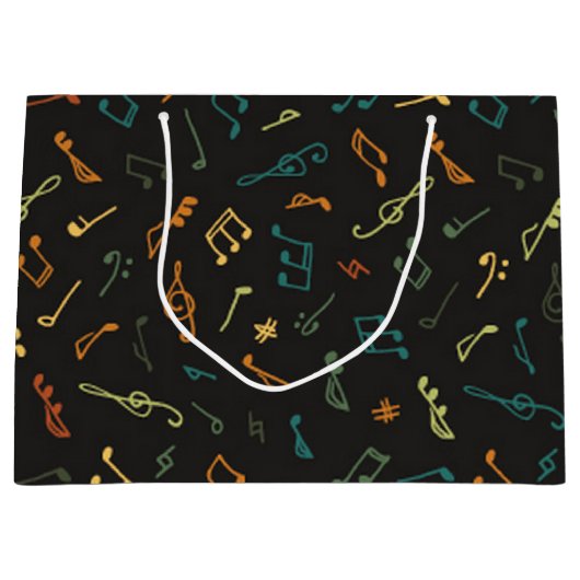 Muziekpatroon Groot Cadeauzakje (Voorkant)
