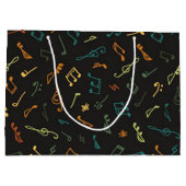 Muziekpatroon Groot Cadeauzakje (Achterkant)