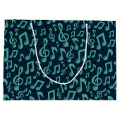 Muziekpatroon Groot Cadeauzakje (Achterkant)