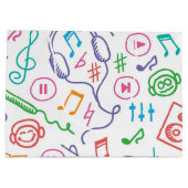 Muziekpatroon Groot Cadeauzakje (Achterkant)