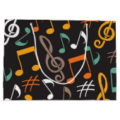 Muziekpatroon Groot Cadeauzakje (Achterkant)
