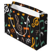 Muziekpatroon Groot Cadeauzakje (Achterkant Gekanteld)