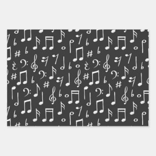 Muziekpatroon Inpakpapier Vel